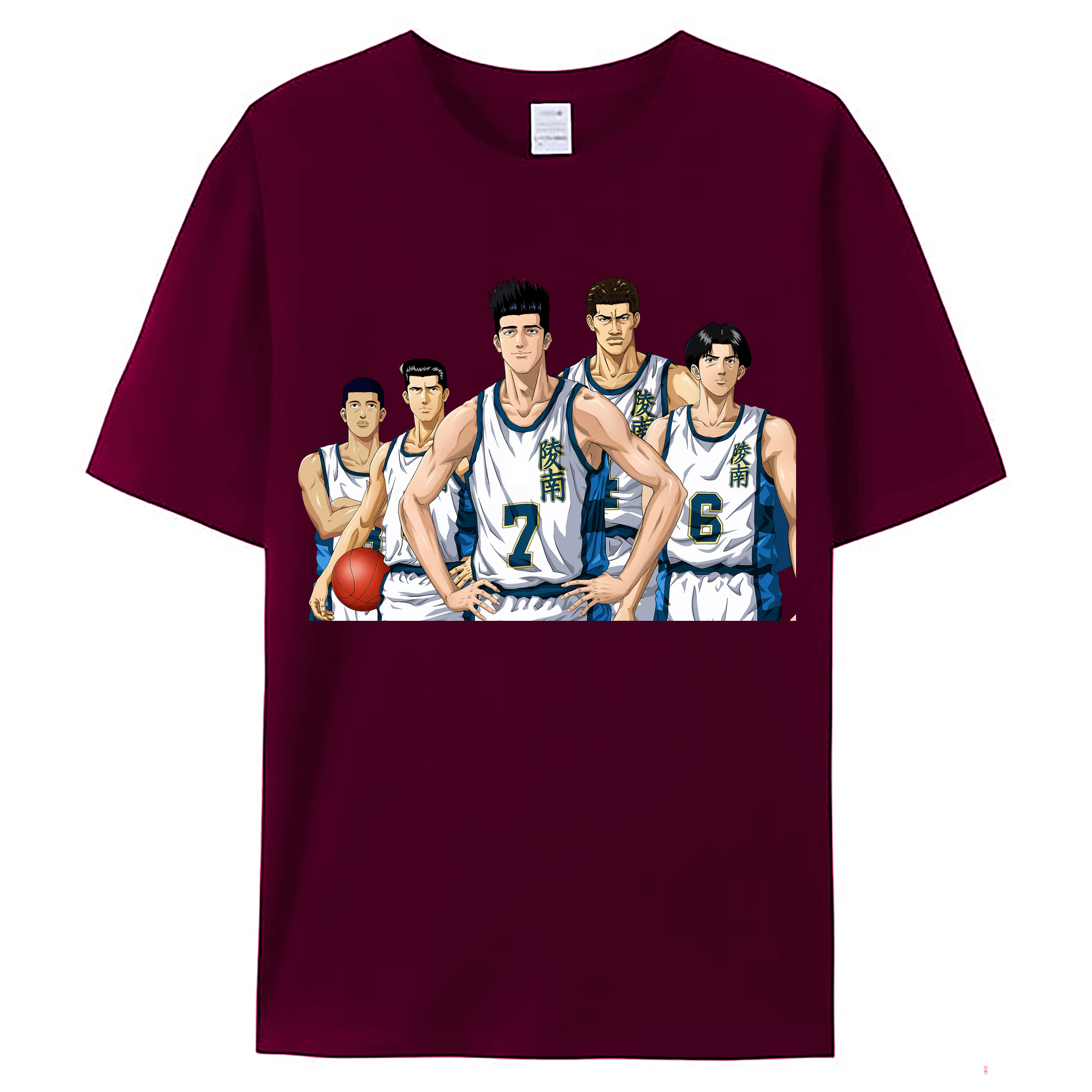 （画像用） SLAM DUNK／スラムダンク レディースカジュアルプリントTシャツ（綿100％）